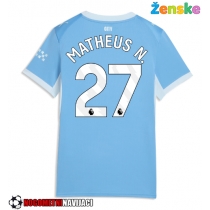 Ženske Nogometnih dresov Manchester City Matheus Nunes #27 Domači 2026-27 Kratki rokavi